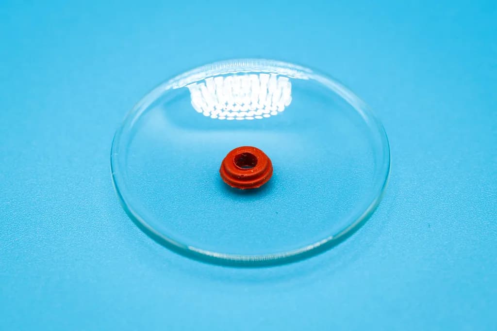 Dichtung für Bottom Feed Connector für Glaskohlenstoff-Rohre ID 7 mm