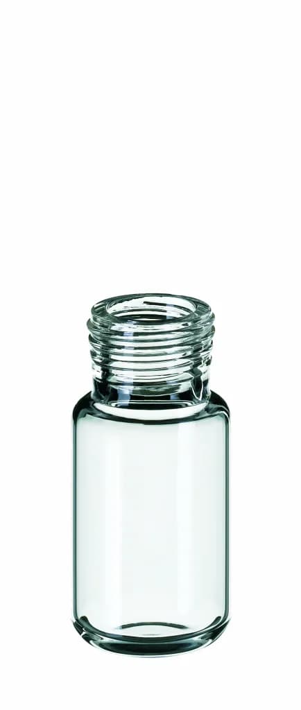 10 mL Precision Thread Vials, rounded bottom, 1st. hydrol. class, 46 x 22.5 mm
