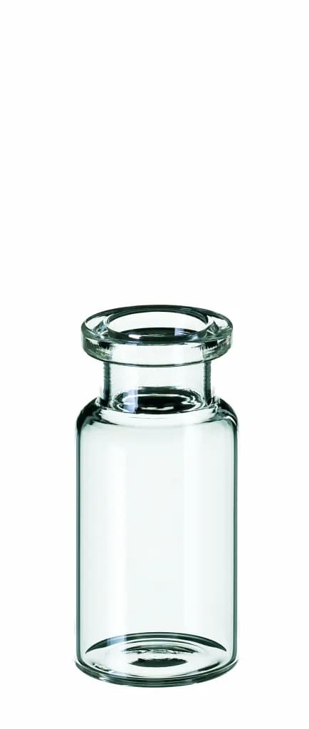 10mL Headspace-Vial, flat bottom, 46 x 22.5 mm clear glass, 1st hydrolytic class, DIN Crimp Neck