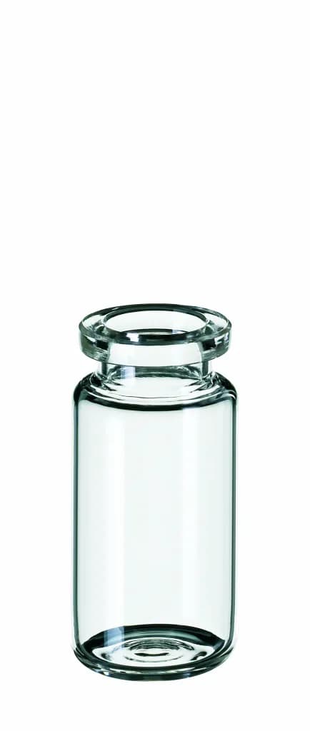 10mL Headspace- Vial, rounded bottom, 46x22,5mm, 1st hydrol. class /1000