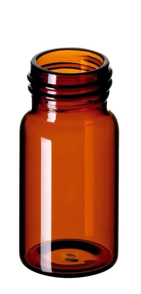 20 mL EPA Screw Neck Vial, 57 x 27.5 mm amber glass, 1st hydrol. class
