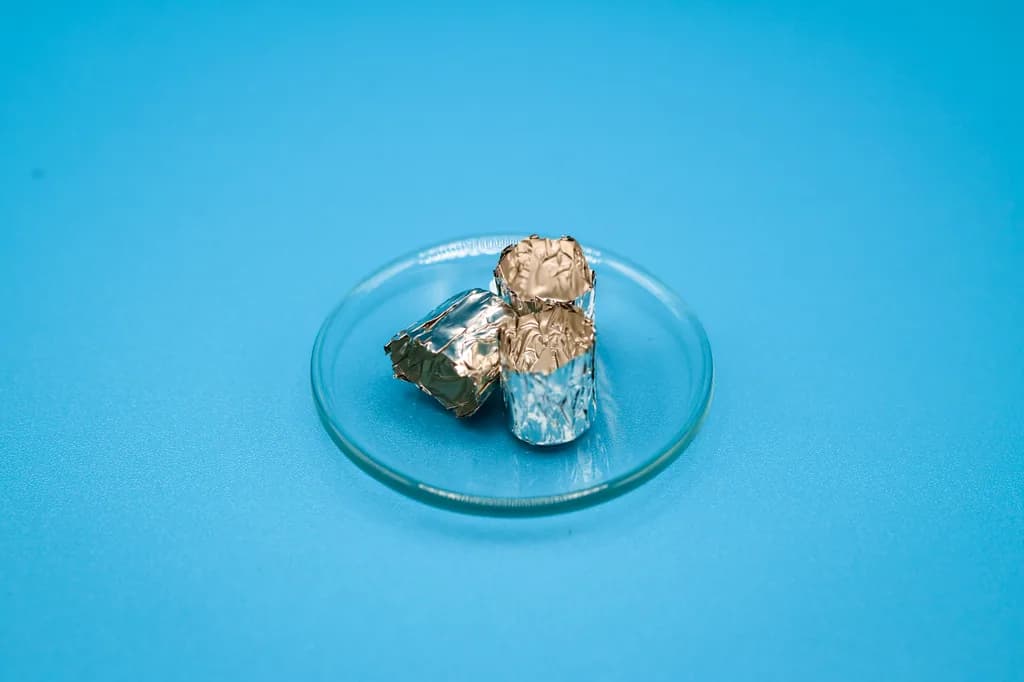 Zinnkapseln für Feststoffe 10 x 10 mm, V = 0,7 ml