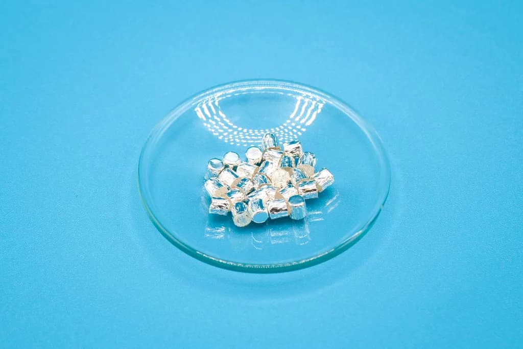 Silberkapseln für Feststoffe 3,2 x 6 mm V=0,04 ml