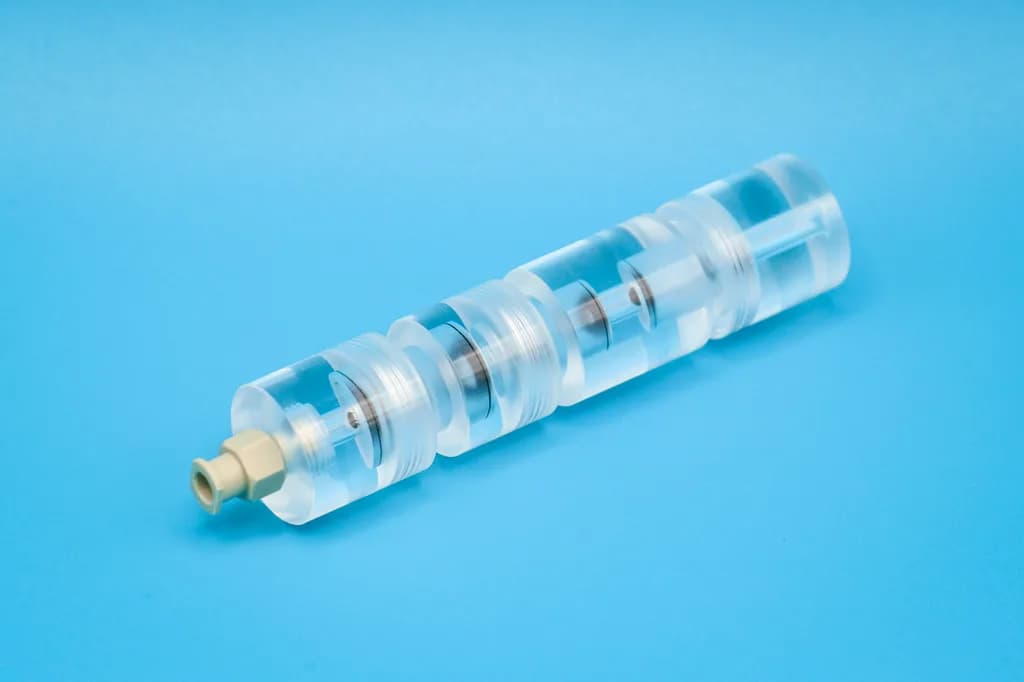 402-880.603  Triplex-Säulenhalterung, für Quarzcontainer 18x6 mm mit O-Ringen