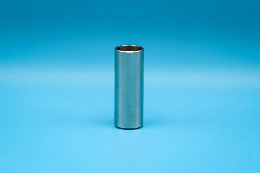 Ash crucible, stainless steel, one side closed