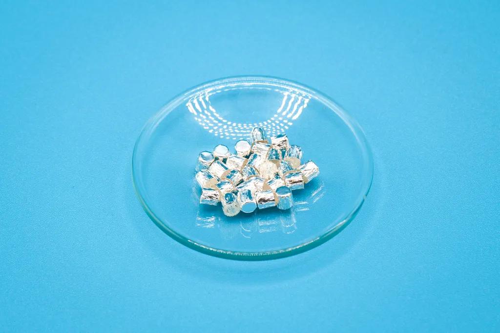 Aluminium capsules for solids 4 x 6 mm, v=0.070 ml ultra-clean
