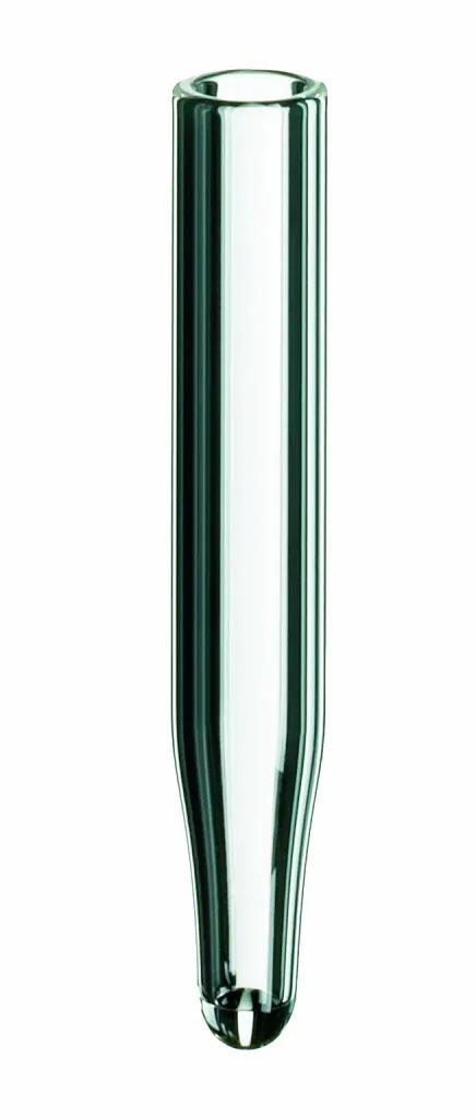 0,1 ml Mikroeinsatz, 30 x 5 mm, Klarglas, 9 mm Spitze