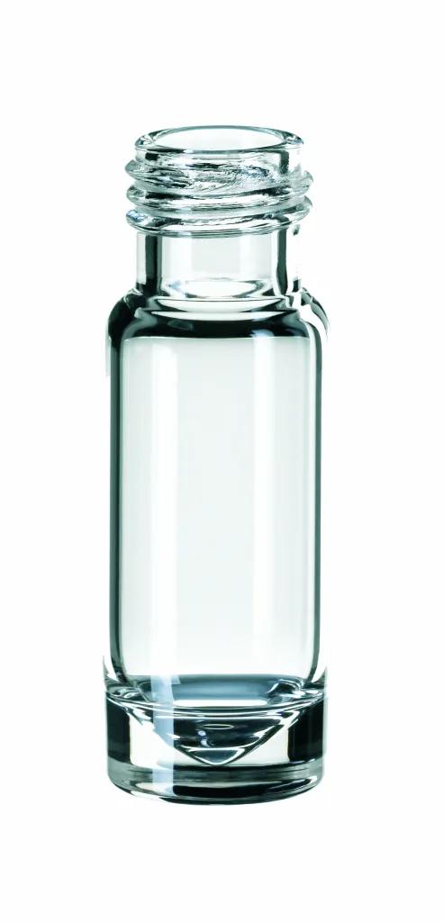 1.1 ml microliter short thread vial, ND9 32 x 11.6 mm, clear glass, 1 st hydrol. class