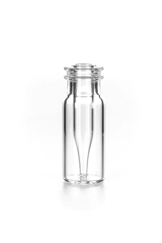 snap ring vial, clear 32x11,6mm, with micro-insert 300µl base bonded