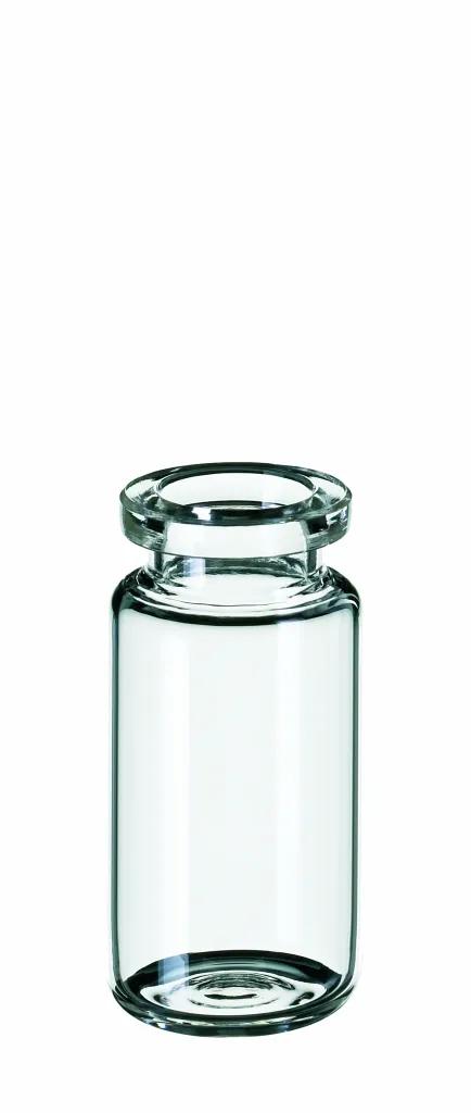 10mL Headspace- Vial, rounded bottom, 46x22,5mm, 1st hydrol. class /1000