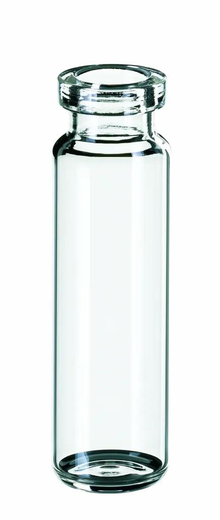 20 ml SPME-Flasche, 75,5 x 22,5 mm, klar,HS-Boden, Spezialrollrand