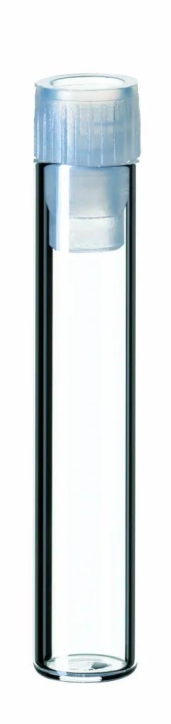 1 ml Shell Vial,40 x 8.2 mm, clear glass, 8 mm PE-Plug for Waters® Wisp 96 Pos.