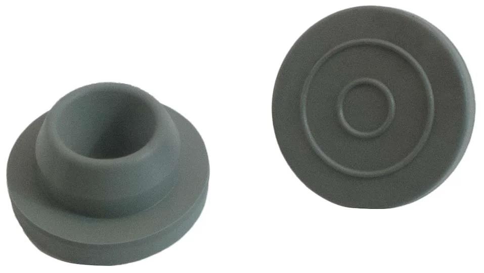 32 mm stopper, grey, Butyl, 45 °shoreA, thickness 3.5 mm