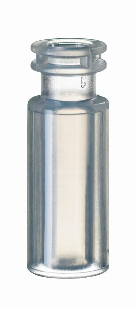 0.7 ml PP Schnappring-Mikroflasche, 32 x 11.6mm transparent