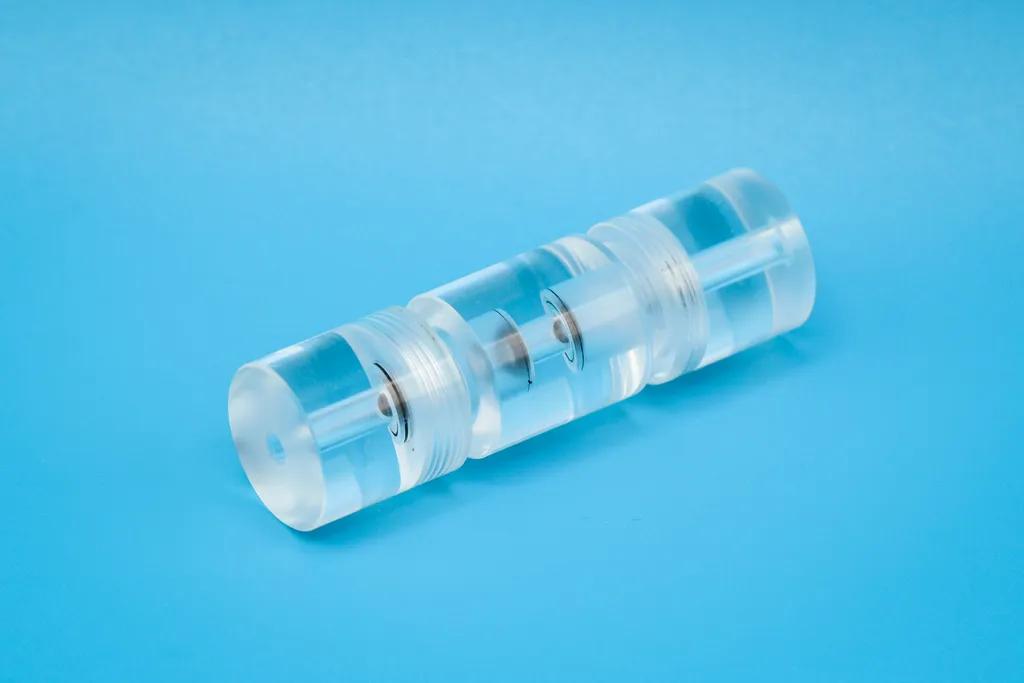 Duplex-Säulenhalterung, Typ AJ, mit O-Ringen Plexiglasverschraubung, 3-teilig, Ø 20 mm