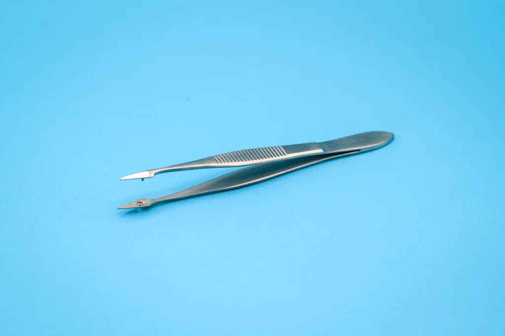 Splinter forceps, Hunter, straight, 115 mm