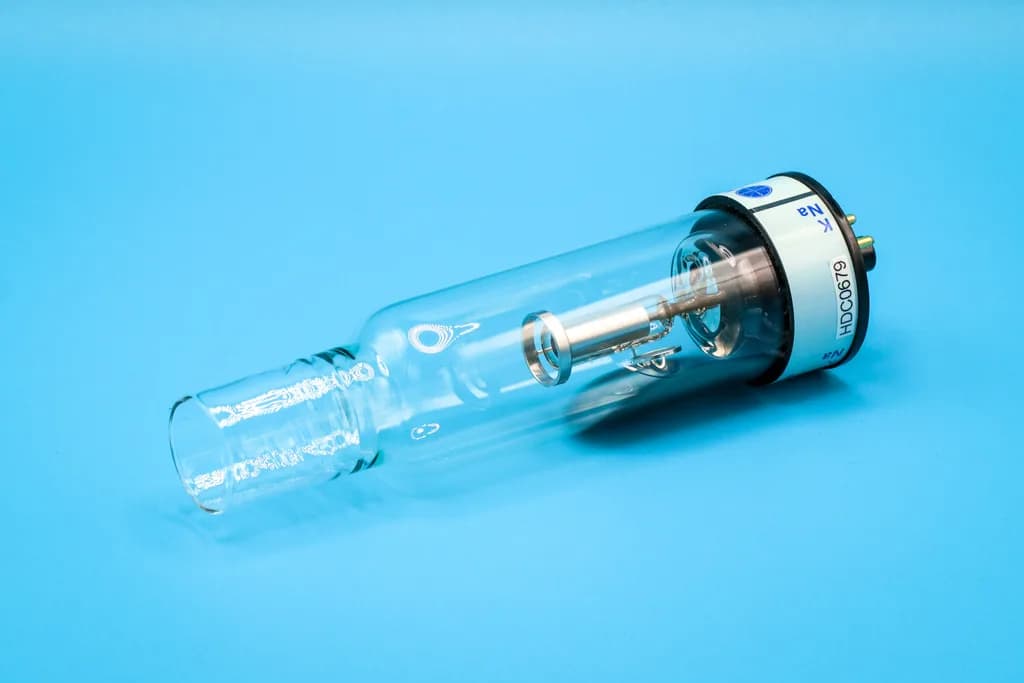 Hohlkathodenlampe, 37 mm, kodiert / Agilent (Varian), 4 Pin Sockel, (Na/K)